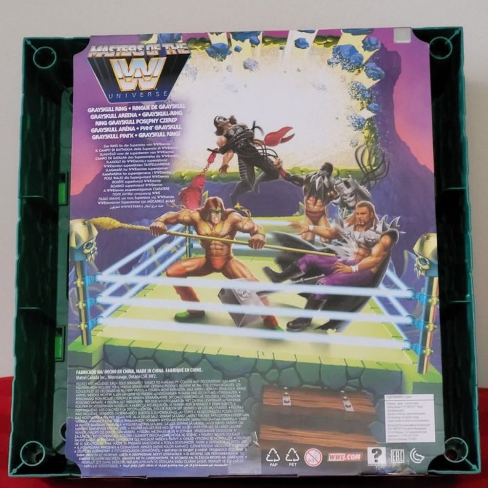 2019 W.W.E., MASTERS OF THE UNIVERSE GRAY SKULL RING, MINT IN THE BOX!!! - Picture 3 of 3